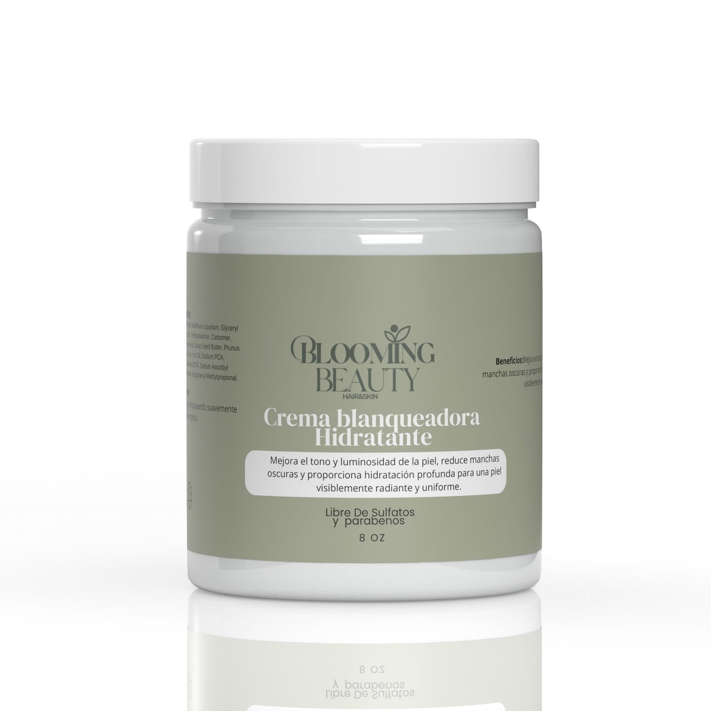 Crema blanqueadora hidratante