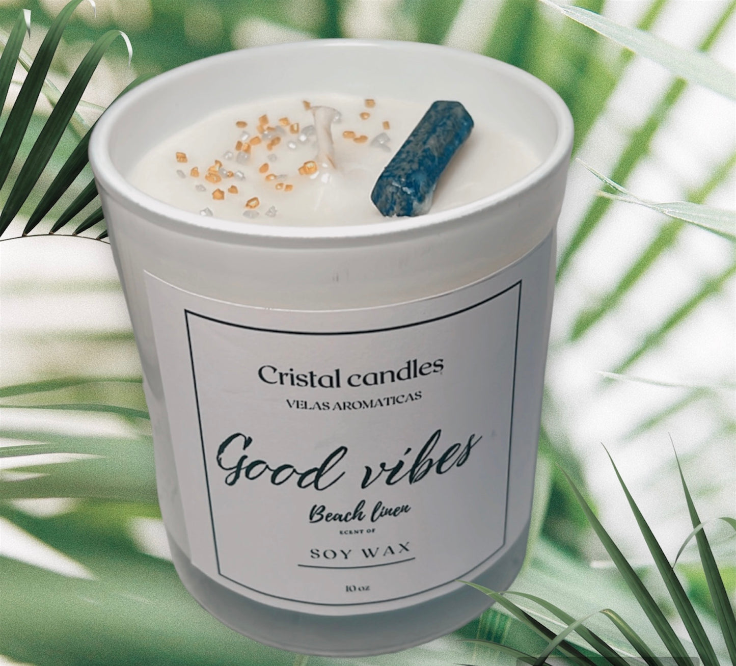 Good vibes vela de 10oz