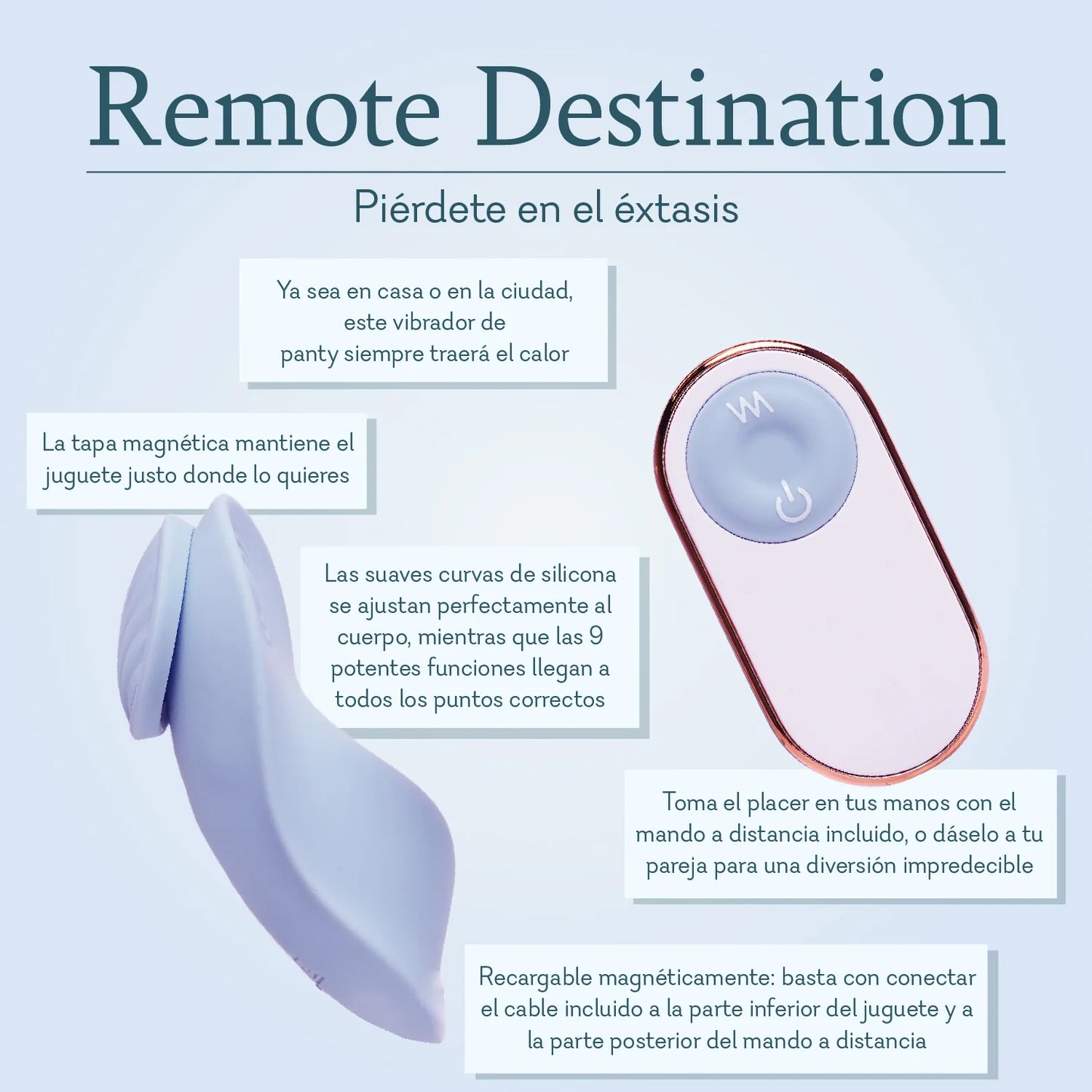 Remote destination Mini varita de masage