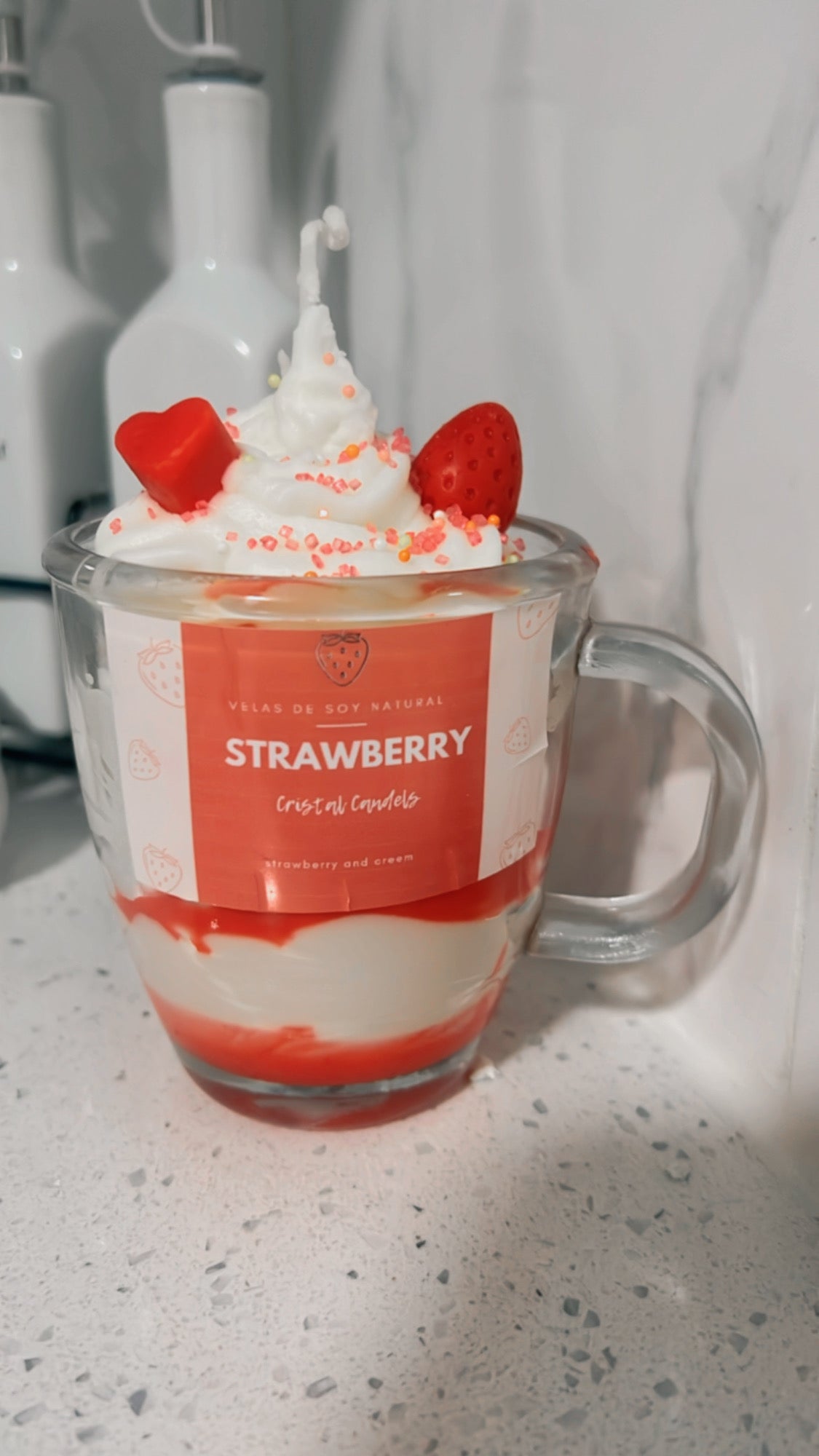 Strawberry sundae