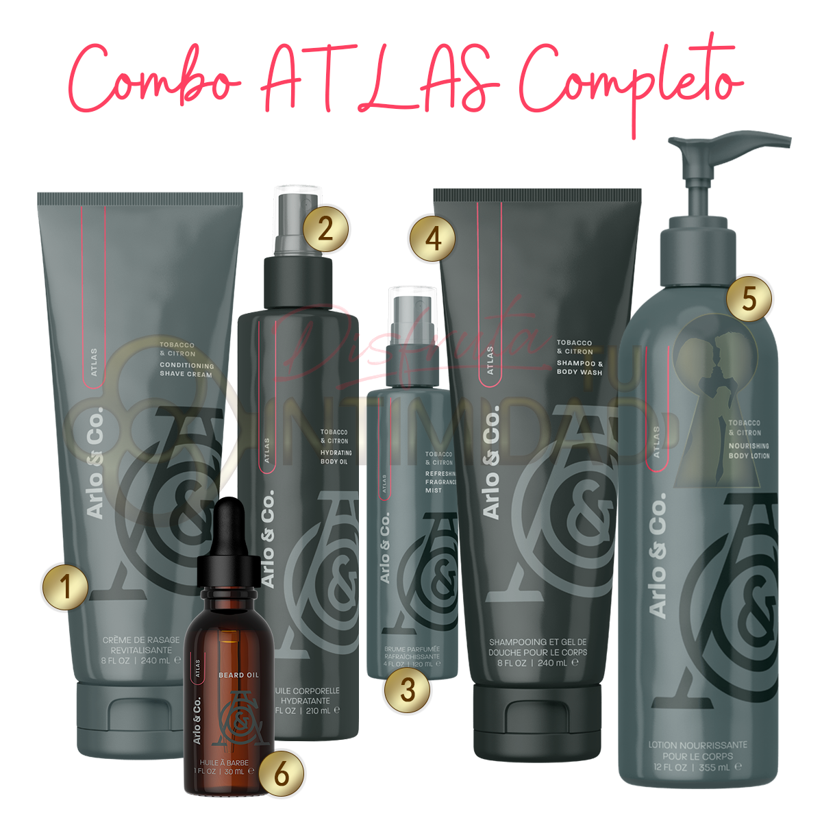 Combo Línea de Baño para Ellos