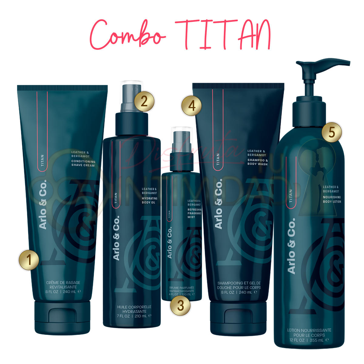 Combo Línea de Baño para Ellos