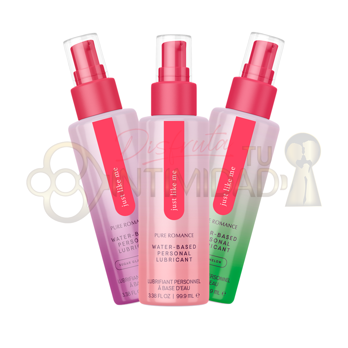 Just Like Me - Lubricante a base de agua. Selecciona tu sabor preferido