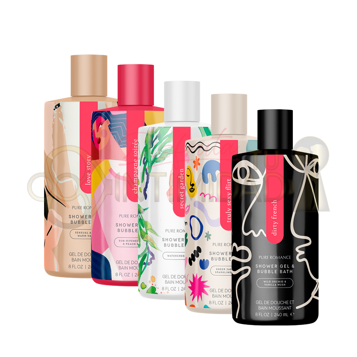 Para Ellas - Skinny Dip - Shower Gel & Bubble Bath (Jabón líquido y baño de burbujas). Selecciona tu fragancia preferida