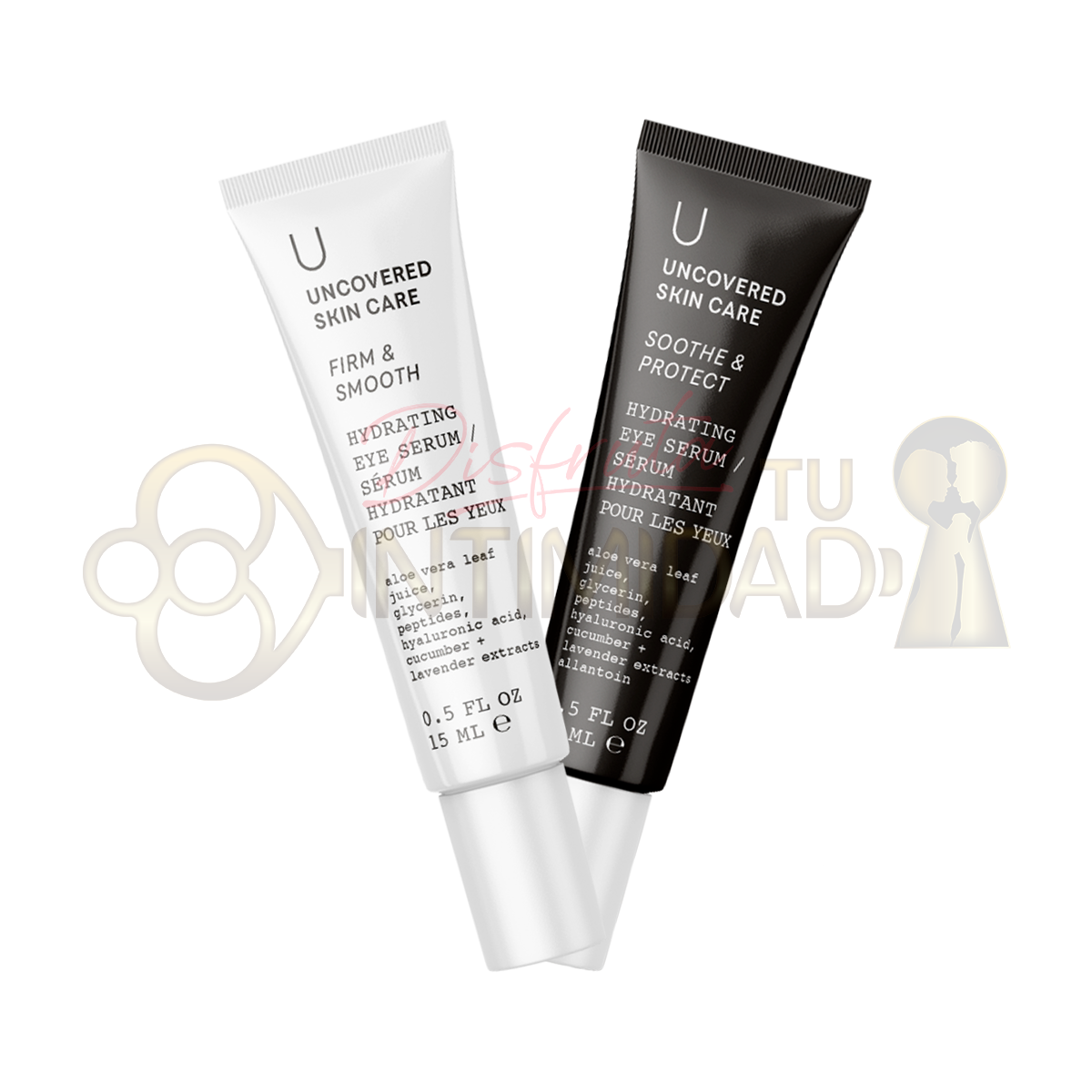 Uncovered Skin Care - Hydrating Eye Serum (Sérum hidratante de ojos). Selecciona tu línea preferida