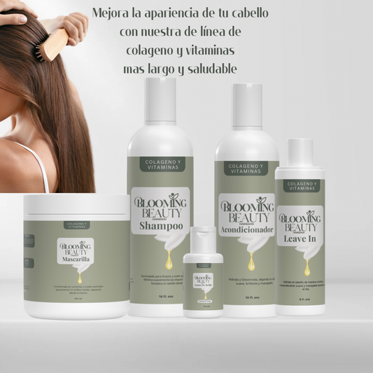 Blooming beauty linea completa crecimiento y hidratación de tu cabello